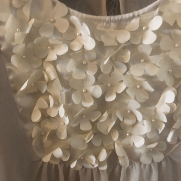 ASOS sheer blouse with floral appliqué yoke - Picture 6 of 8